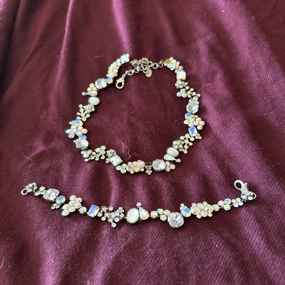 Necklace and matching bracelet